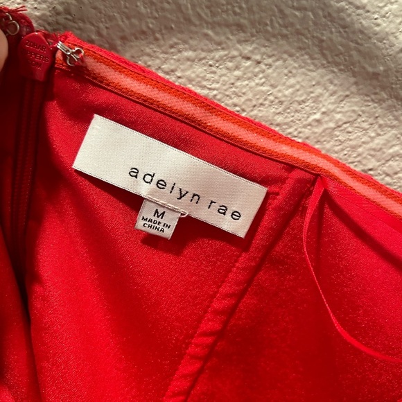 Adelyn Rae Red Lace Strapless Bodycon Dress​ - Picture 8 of 8